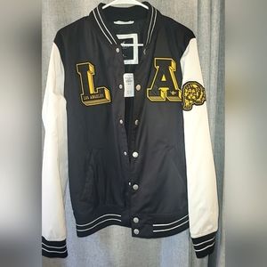 Hollister Varsity Jacket Sz Med